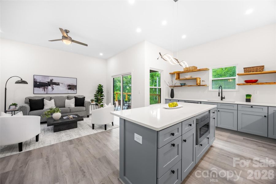 Furnished interior view inside a new home in , Bessemer City (Image 15).