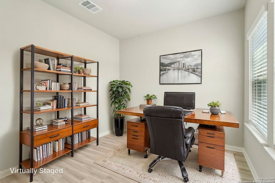 Furnished interior view inside a new home in Autry Pond, San Antonio (Image 6). Furnished interior view inside a new home in Autry Pond, San Antonio (Image 6).