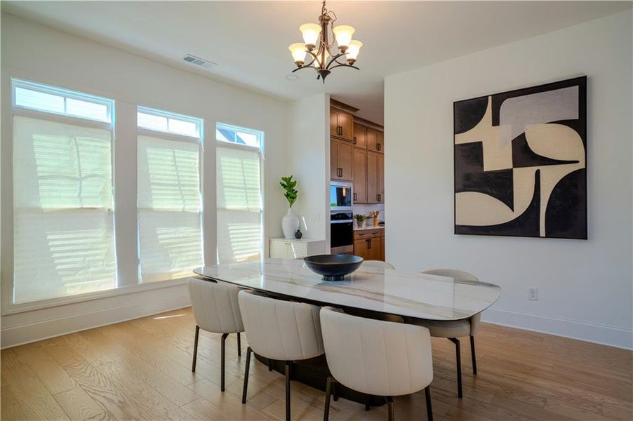 Furnished interior view inside a new home in , Woodstock (Image 8).