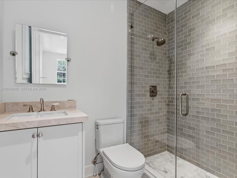 Furnished interior view inside a new home in , South Miami (Image 45).