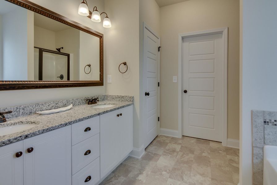 Furnished interior view inside a new home in , Edgefield (Image 10).