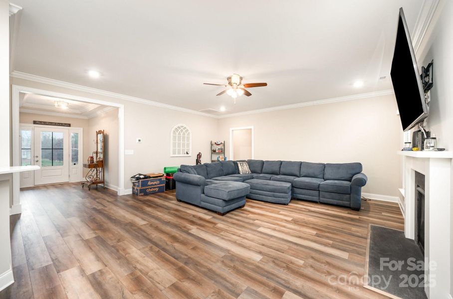 Furnished interior view inside a new home in , Statesville (Image 26).