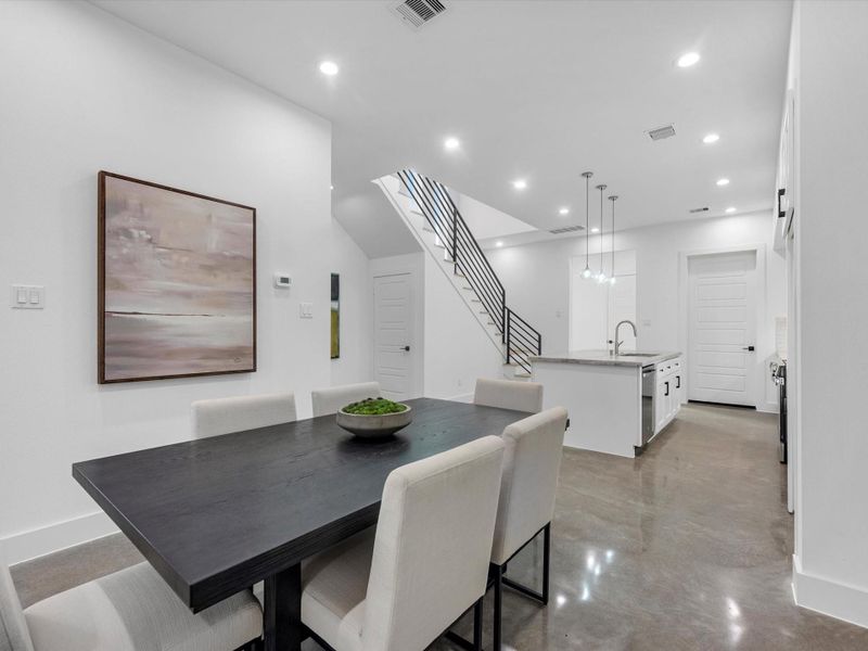 Furnished interior view inside a new home in , Houston (Image 30).