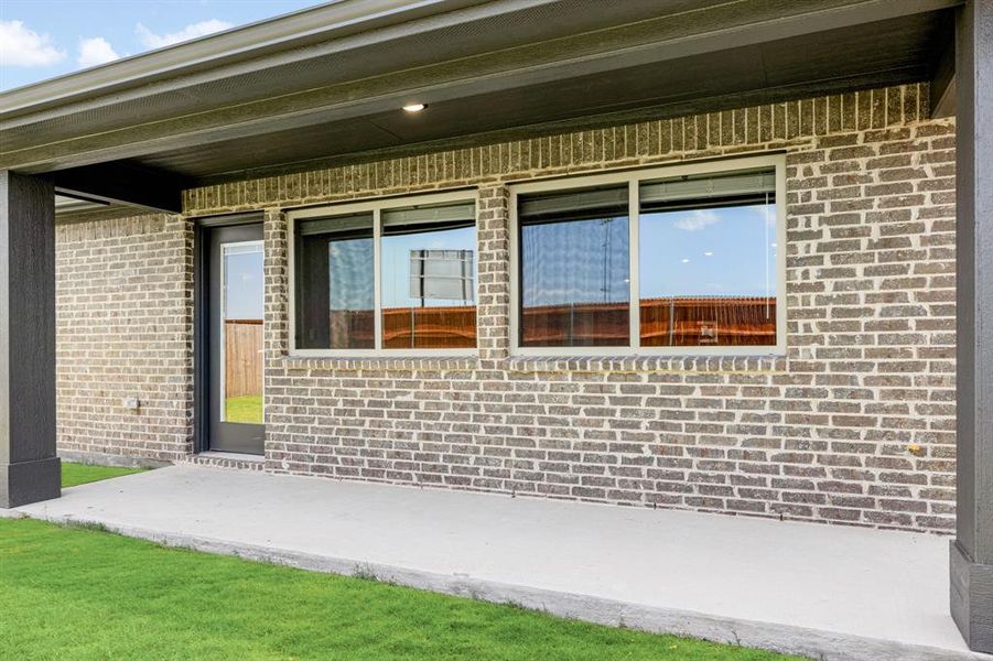 Front exterior of a new home in Heartland Elements, Crandall, TX, highlighting curb appeal (Image 2). Front exterior of a new home in Heartland Elements, Crandall, TX, highlighting curb appeal (Image 2).