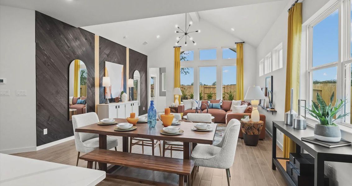 Representative furnished interior of a home built from the Davis by Chesmar Homes in Stream Waters, Buda (Image 10).