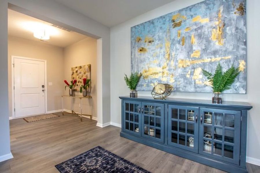 Representative furnished interior of a home built from the Brodrick by True Homes in Wheatfield Estates, Statesville (Image 28).
