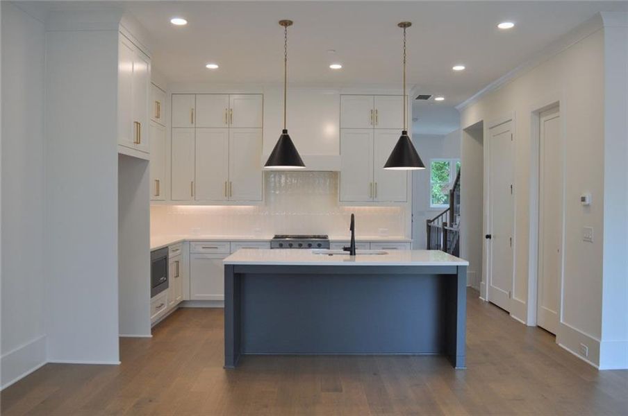 Furnished interior view inside a new home in , Marietta (Image 10).
