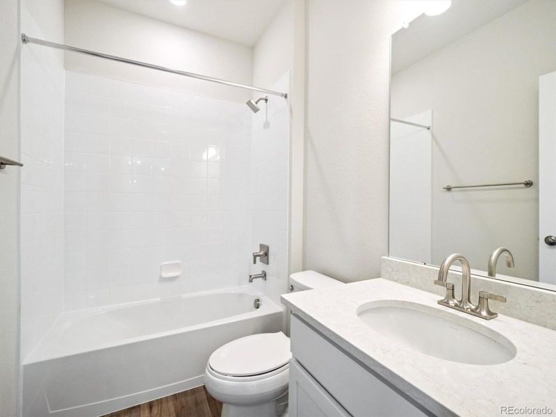 Furnished interior view inside a new home in Trails at Smoky Hill, Parker (Image 4).