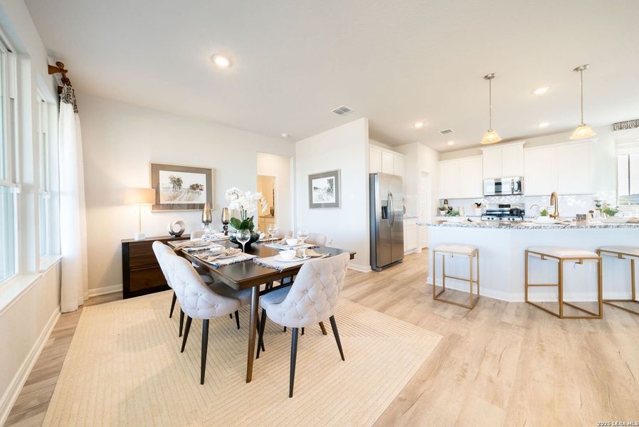 Furnished interior view inside a new home in Alamo Estates, San Antonio (Image 23).