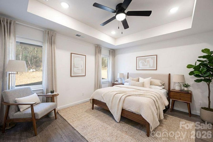 Furnished interior view inside a new home in , Statesville (Image 8).