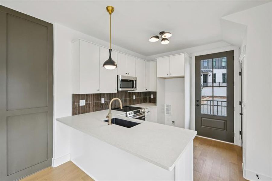Furnished interior view inside a new home in , Atlanta (Image 13).