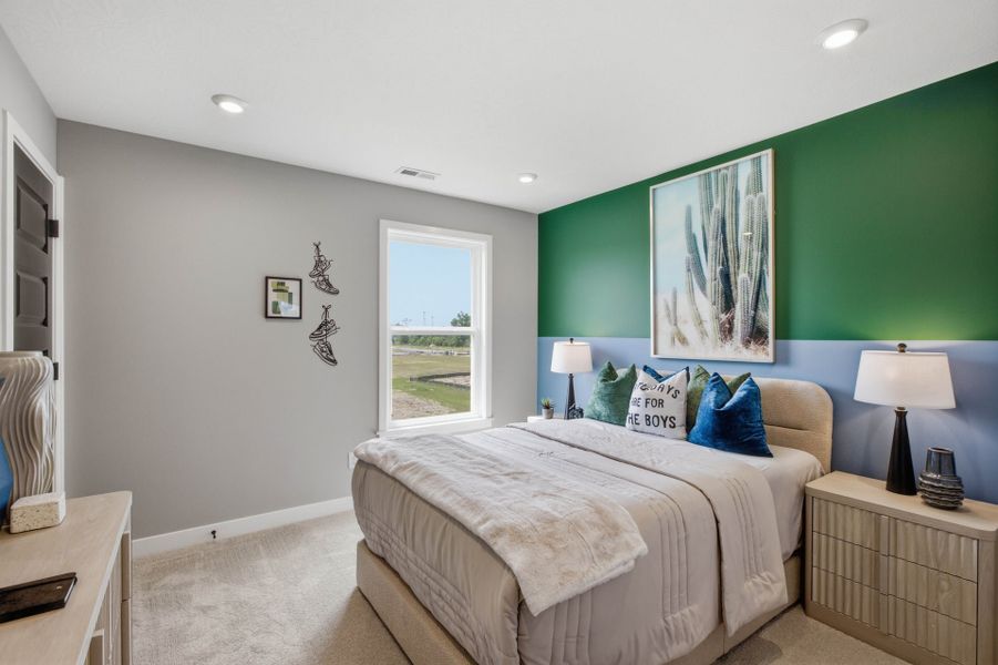 Representative furnished interior of a home built from the Jensen by Fischer Homes in Twin Lakes, Hoschton (Image 29).
