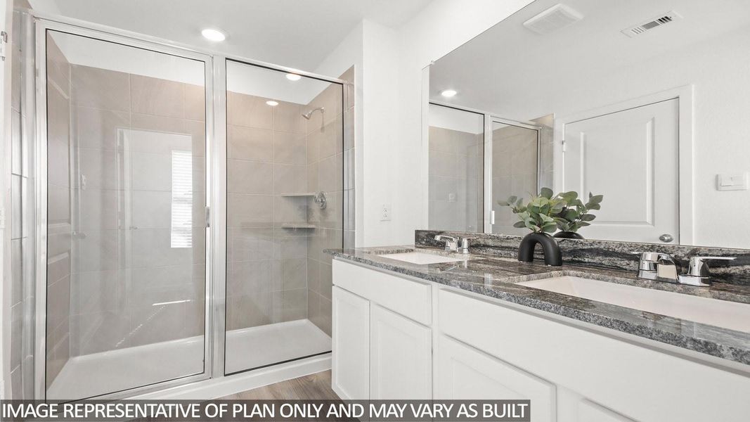 Furnished interior view inside a new home in , Houston (Image 10).