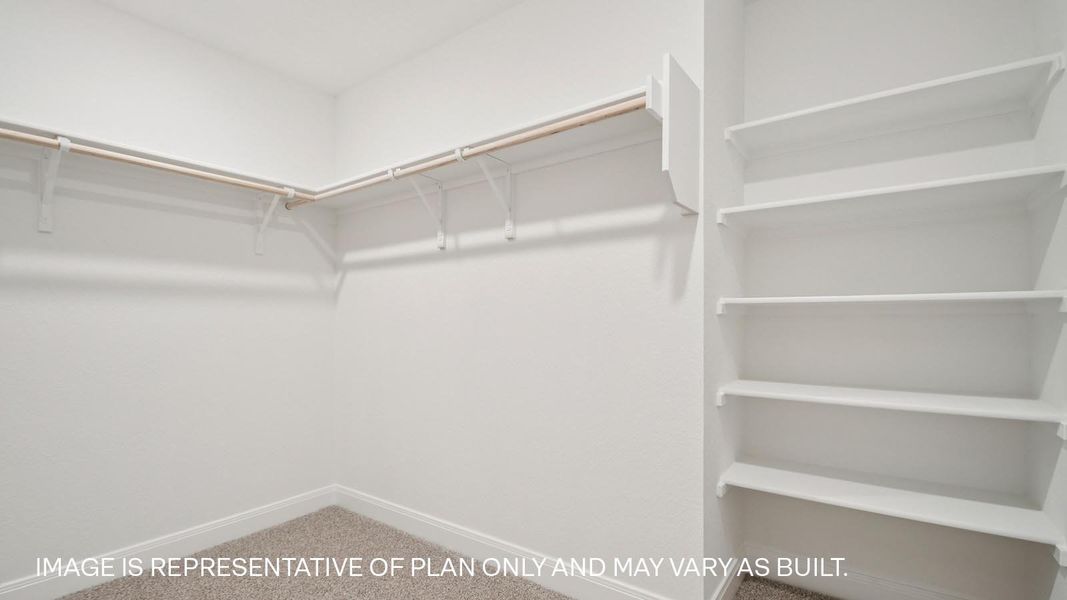 Representative unfurnished interior of a home built from the The Westley by D.R. Horton in Railhead, Cedar Creek (Image 25).