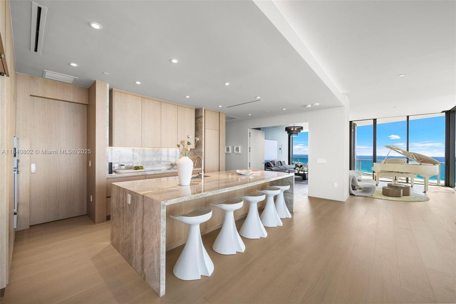 Furnished interior view inside a new home in , Miami Beach (Image 66).