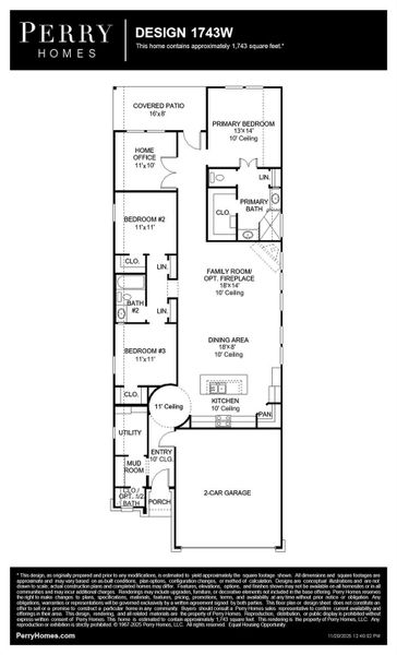 2D floor plan layout of this home in Crosswinds, Kyle, TX (Image 5).