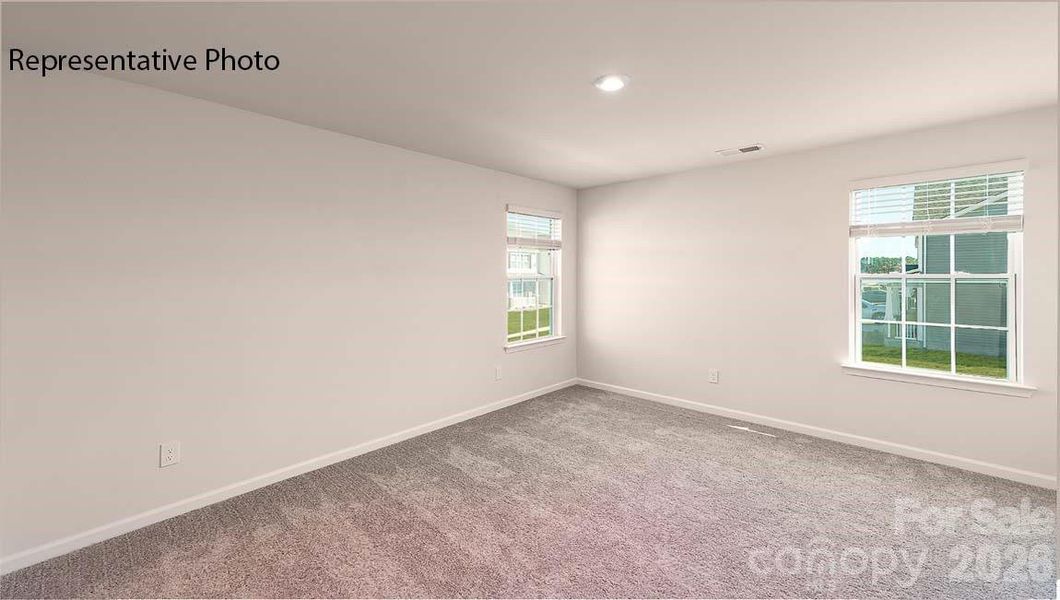 Spacious, unfurnished interior of a new home in Wallace Springs, Statesville (Image 27).