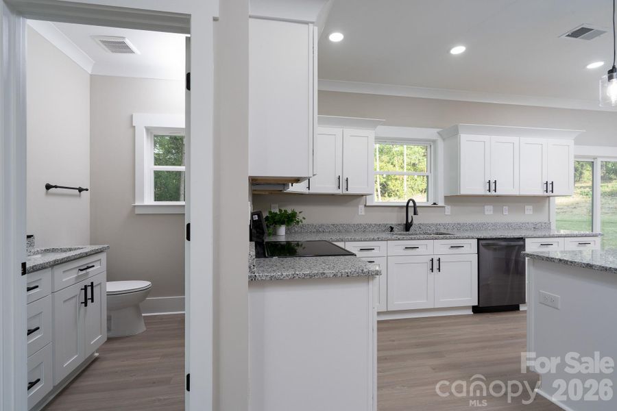 Furnished interior view inside a new home in , Albemarle (Image 12).
