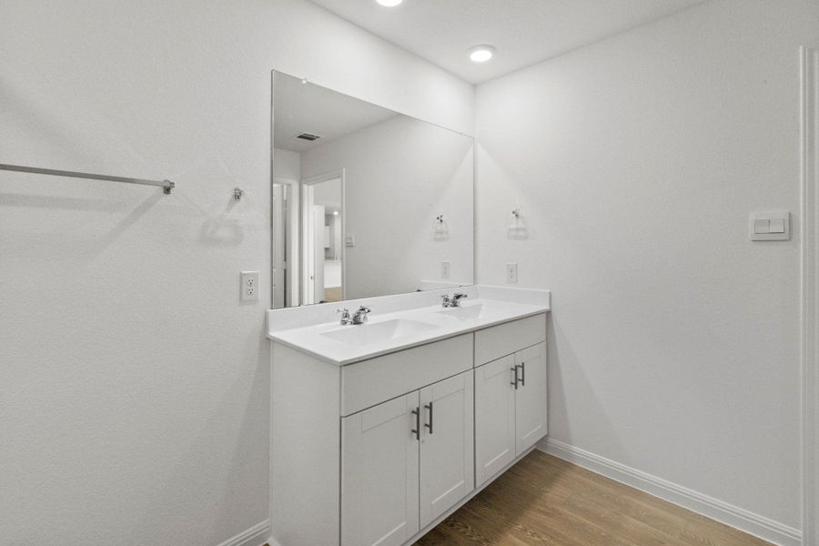 Furnished interior view inside a new home in , San Marcos (Image 11).