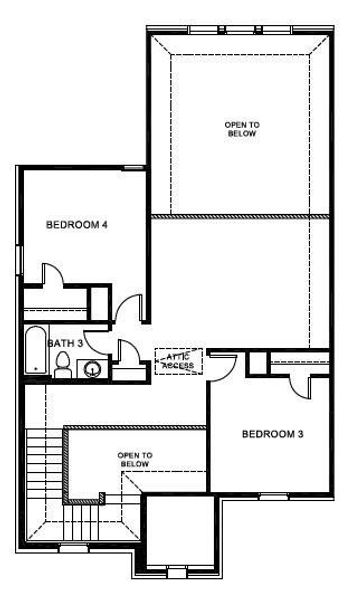 D.R. Horton's Lancaster floorplan, 2nd floor - All Home and community information, including pricing, included features, terms, availability and amenities, are subject to change at any time without notice or obligation. All Drawings, pictures, photographs, video, square footages, floor plans, elevations, features, colors and sizes are approximate for illustration purposes only and will vary from the homes as built.