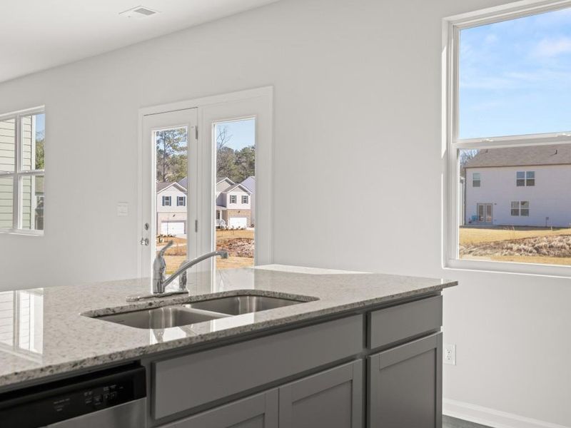 Furnished interior view inside a new home in Pointe Park, Union City (Image 5).