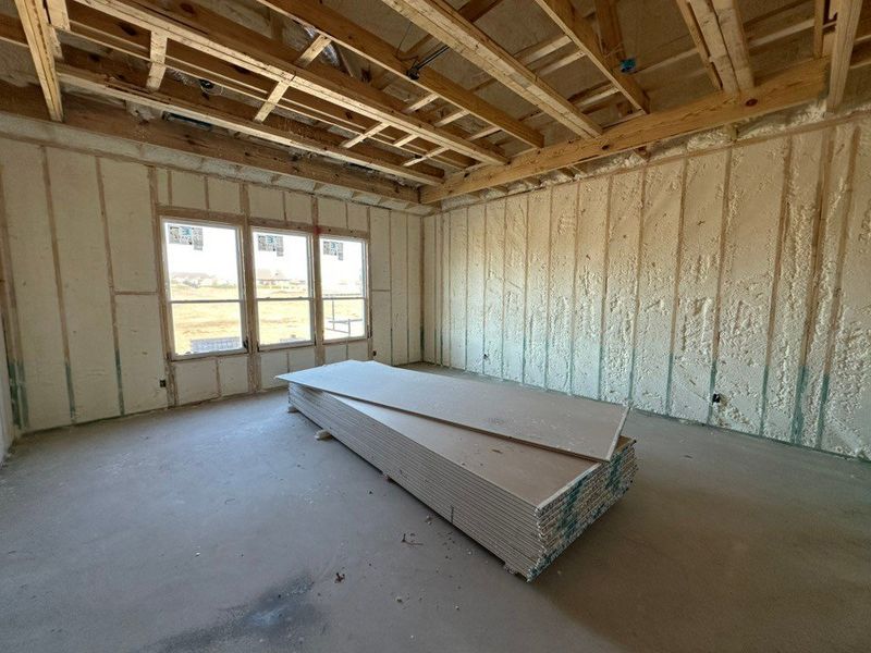 In-progress construction of a new home in Fannin Ranch, Leonard, TX (Image 12). In-progress construction of a new home in Fannin Ranch, Leonard, TX (Image 12).