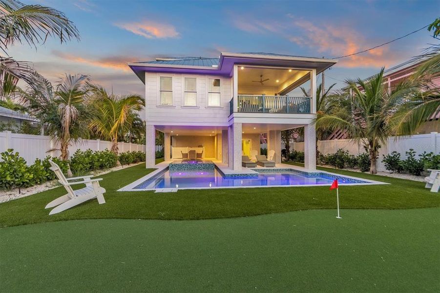 Exterior details and patio area of a home in , Anna Maria (Image 34).