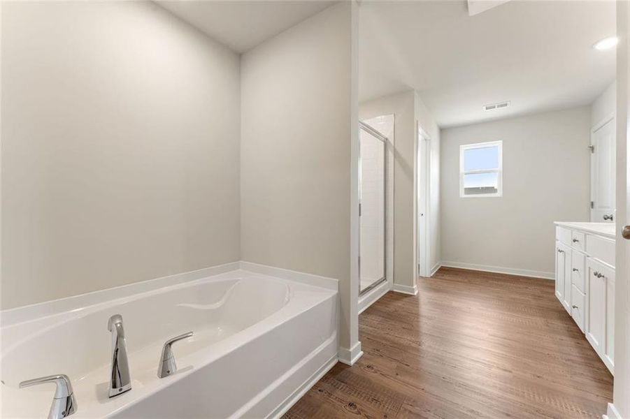 Furnished interior view inside a new home in Magnolia Square, Austell (Image 8).
