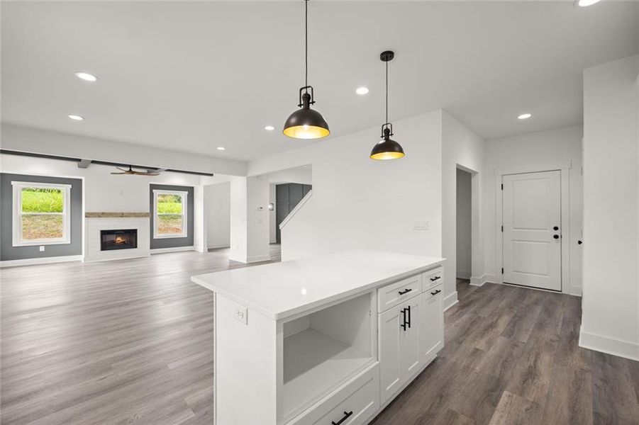 Furnished interior view inside a new home in , Clarkesville (Image 10).