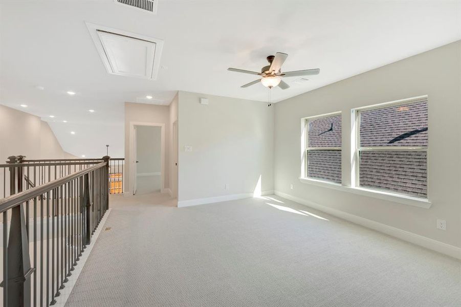 Spacious, unfurnished interior of a new home in South Pointe  Cottage Series, Mansfield (Image 27).