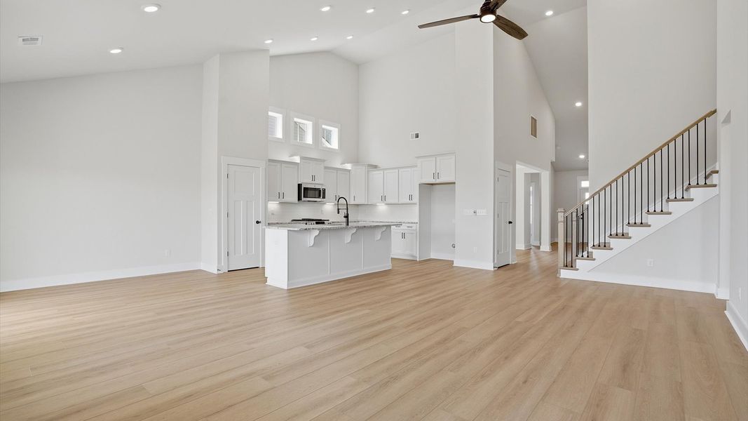 Furnished interior view inside a new home in Iris Meadows, Moore (Image 23).