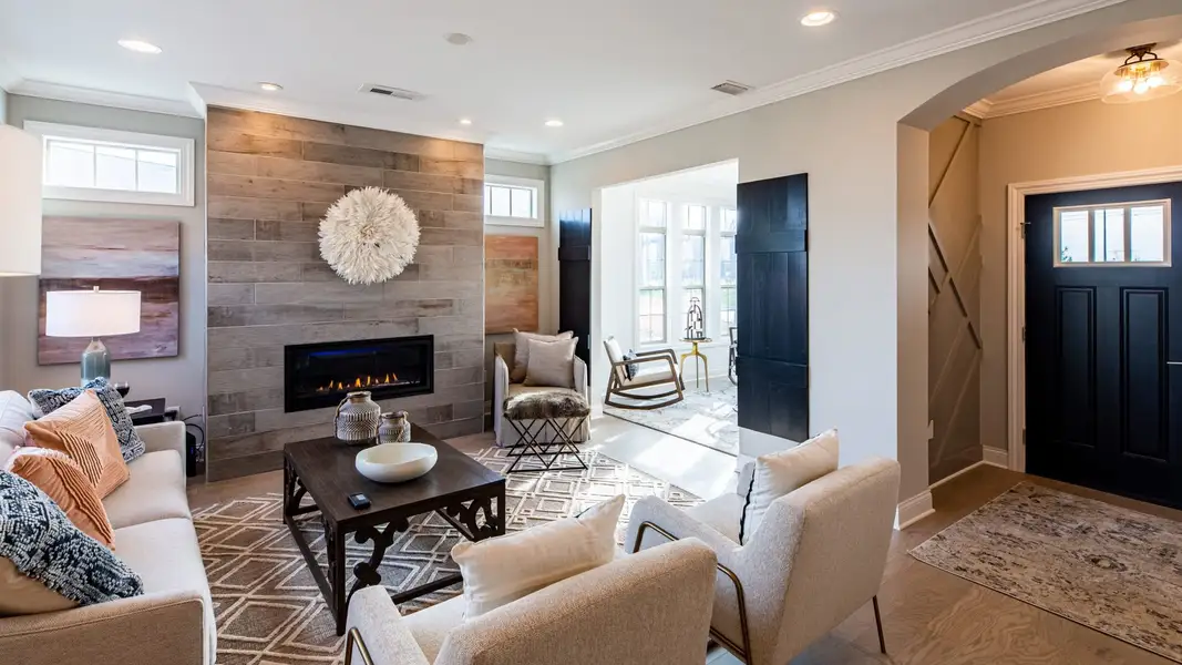 Representative furnished interior of a home built from the Palazzo by Epcon Communities in Courtyards by Carrell, Ocean Isle Beach (Image 9). Representative furnished interior of a home built from the Palazzo by Epcon Communities in Courtyards by Carrell, Ocean Isle Beach (Image 9).