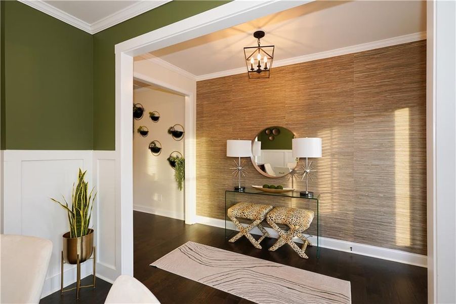 Furnished interior view inside a new home in Hellen Valley, Braselton (Image 8).