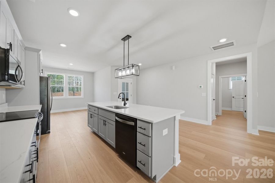 Furnished interior view inside a new home in , Morganton (Image 10).
