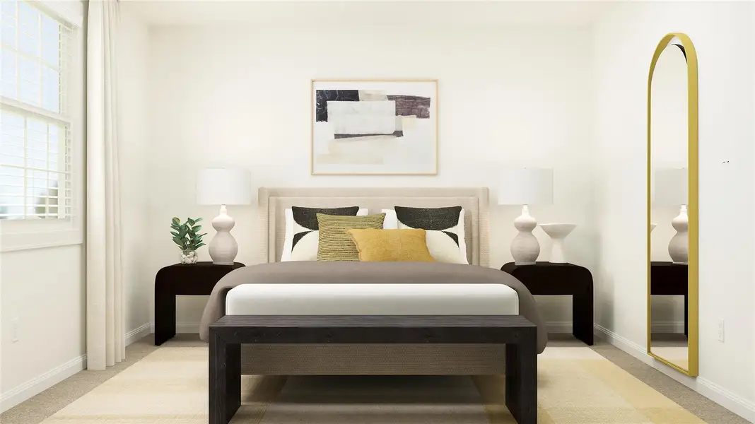 Furnished interior view inside a new home in Lively Ranch: Highlands Collection, Georgetown (Image 4).