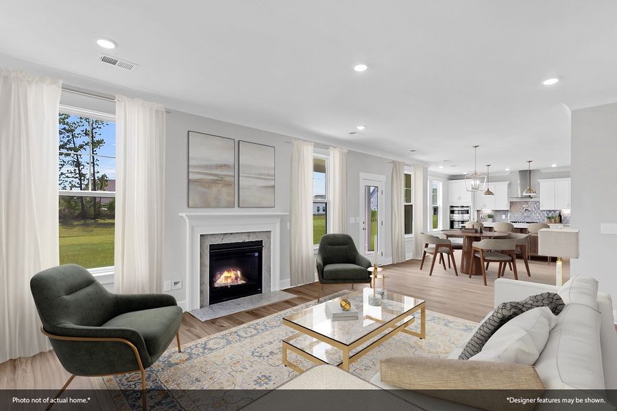 Furnished interior view inside a new home in Hendrix Farms, Lexington (Image 7). Furnished interior view inside a new home in Hendrix Farms, Lexington (Image 7).
