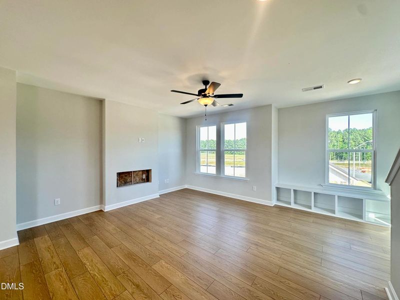 Spacious, unfurnished interior of a new home in Forestville Yard Townhomes, Knightdale (Image 11).
