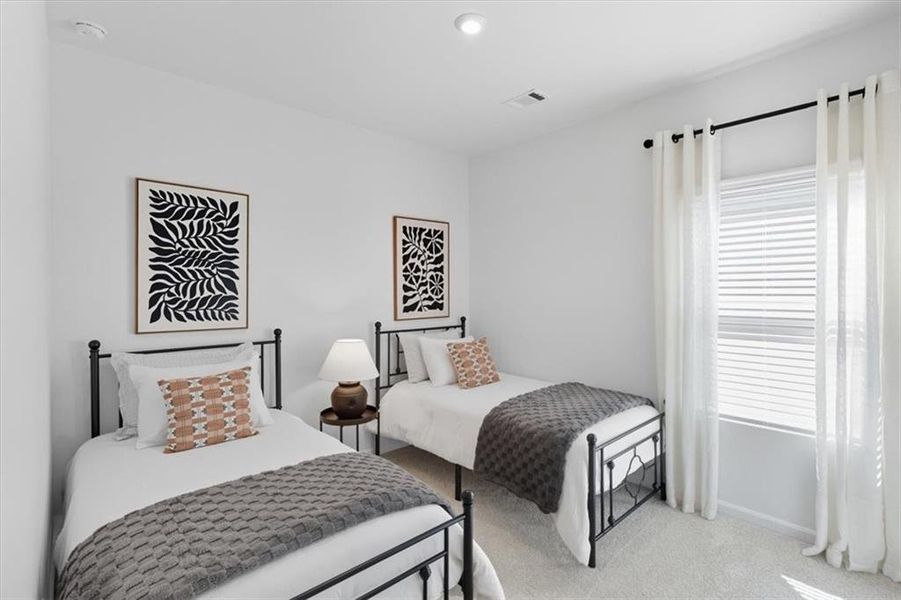 Furnished interior view inside a new home in Meadow Pines, Dallas (Image 17). Furnished interior view inside a new home in Meadow Pines, Dallas (Image 17).