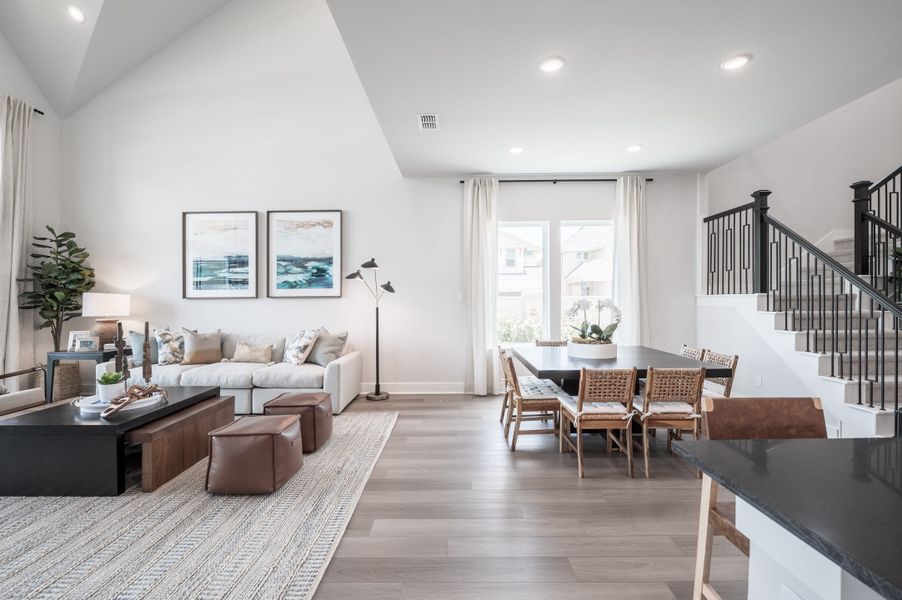 Representative furnished interior of a home built from the Tanager by Tri Pointe Homes in Clopton Farms, Montgomery (Image 9). Representative furnished interior of a home built from the Tanager by Tri Pointe Homes in Clopton Farms, Montgomery (Image 9).