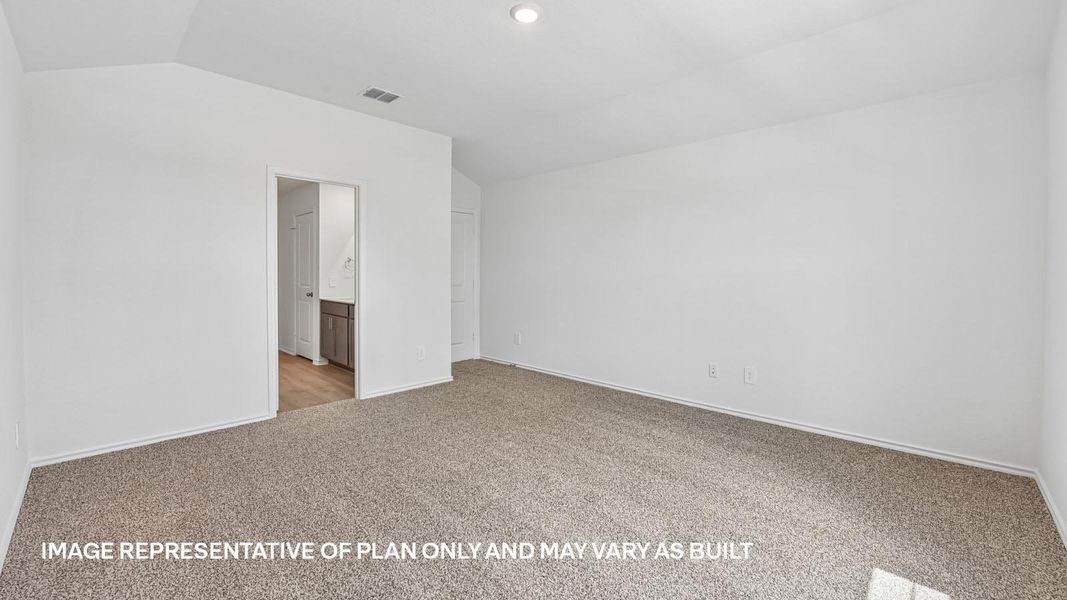 Representative unfurnished interior of a home built from the The Livingston by D.R. Horton in Valverde, Bastrop (Image 25).