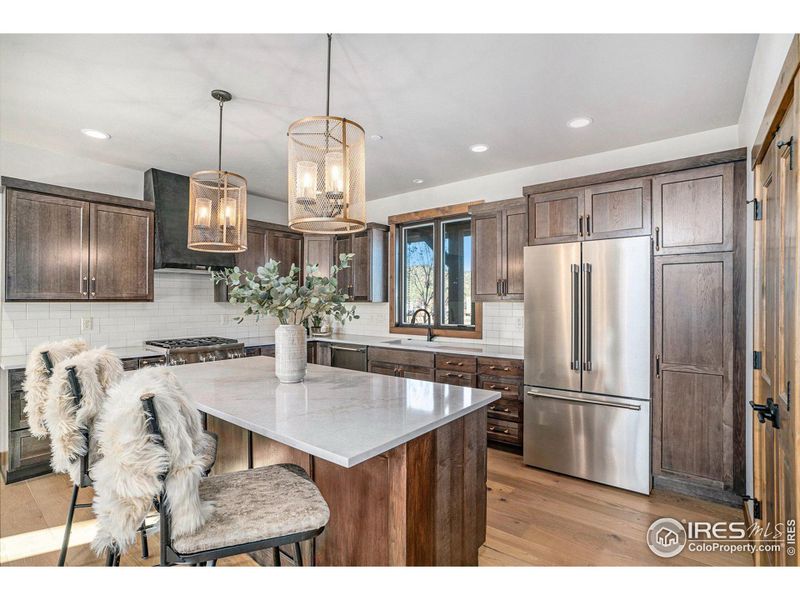 Quartz countertops and soft close cabinetry Quartz countertops and soft close cabinetry