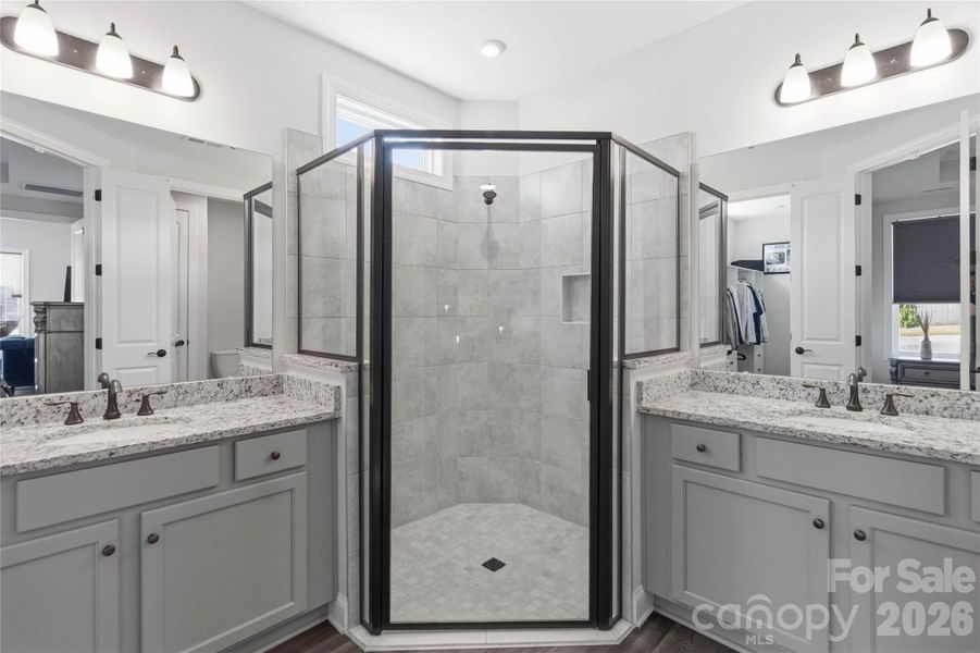 Furnished interior view inside a new home in , Charlotte (Image 16).