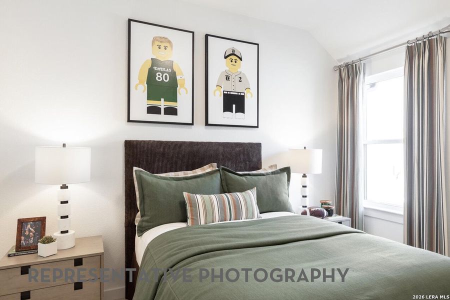 Furnished interior view inside a new home in Davis Ranch, San Antonio (Image 21).