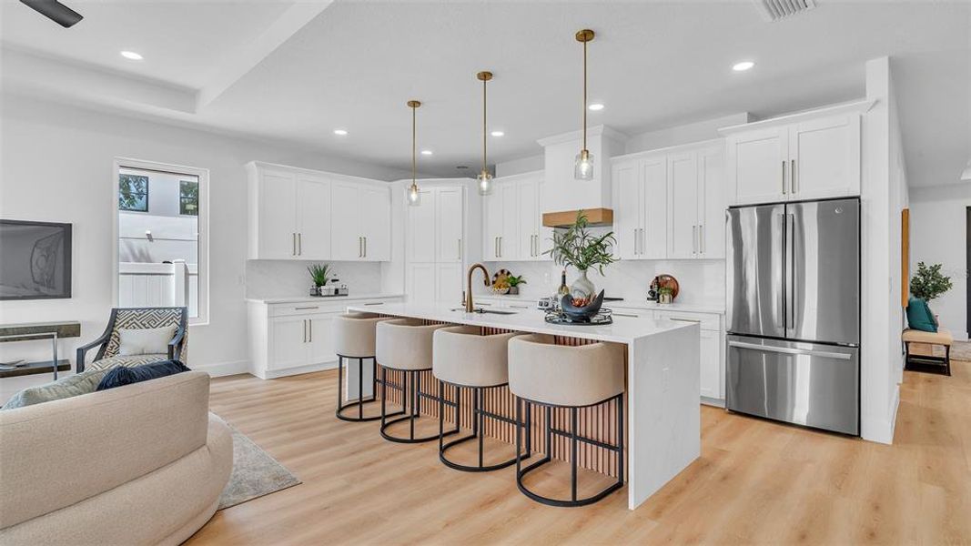 Furnished interior view inside a new home in , St. Petersburg (Image 8).