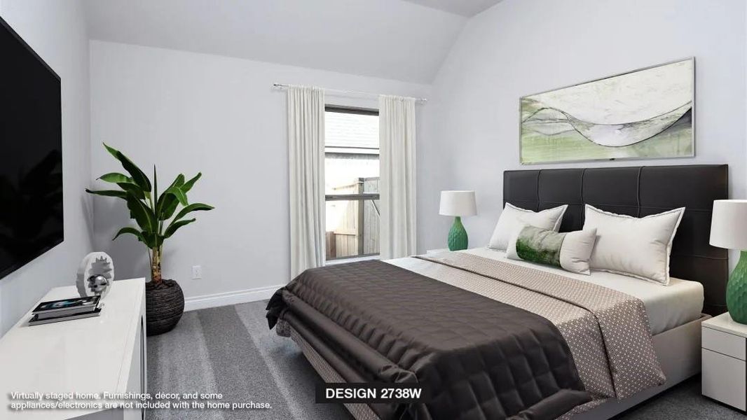 Furnished interior view inside a new home in Serenity 55+ Active Adult, Manvel (Image 7).