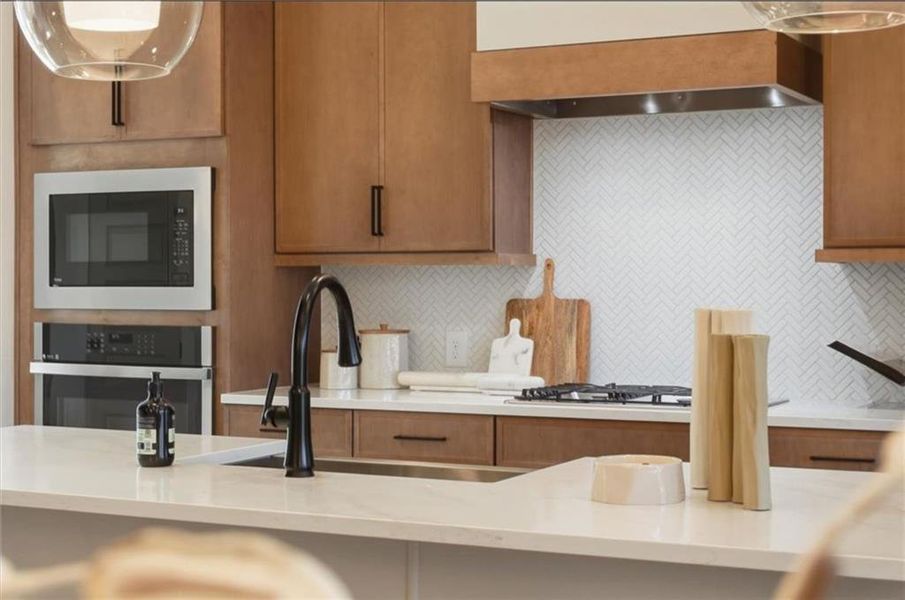 Close-up of interior finishes inside a home in The Eighteen, Atlanta (Image 18).