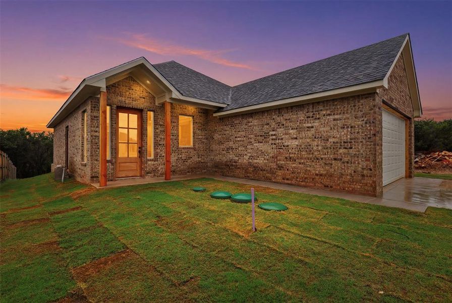 Exterior details and patio area of a home in , Granbury (Image 2). Exterior details and patio area of a home in , Granbury (Image 2).