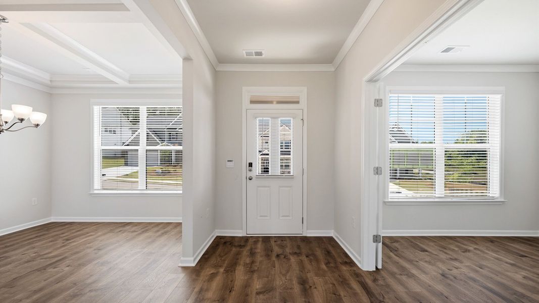 Spacious, unfurnished interior of a new home in Evergreen Crossing, Locust Grove (Image 16). Spacious, unfurnished interior of a new home in Evergreen Crossing, Locust Grove (Image 16).