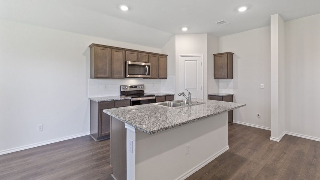 Furnished interior view inside a new home in Stonewyck Farms, Ennis (Image 8).
