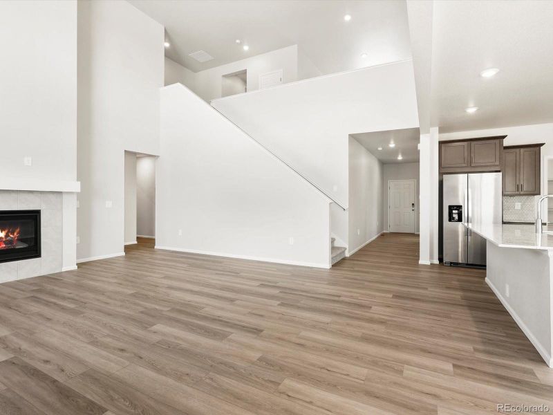 Spacious, unfurnished interior of a new home in Poudre Heights: The Alpine Collection, Windsor (Image 34).